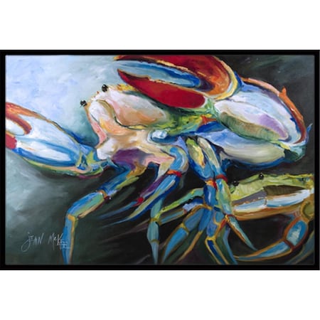 Carolines Treasures Blue Crab Indoor and Outdoor Mat- 18 x 27 in. JMK1103MAT